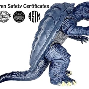 TwCare Gamera Figure 1995, Godzilla Toy Action Figure: King of The Monsters, Movie Series Movable Joints Soft Vinyl, Travel Bag