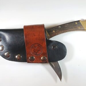 Buck 110 Quick-Draw Knife Sheath - Black/Brown Belt Loop