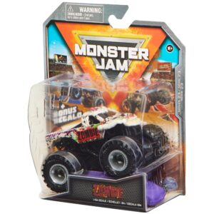 Monster Jam 2022 Spin Master 1:64 Diecast Truck with Bonus Accessory: World Finals Zombie