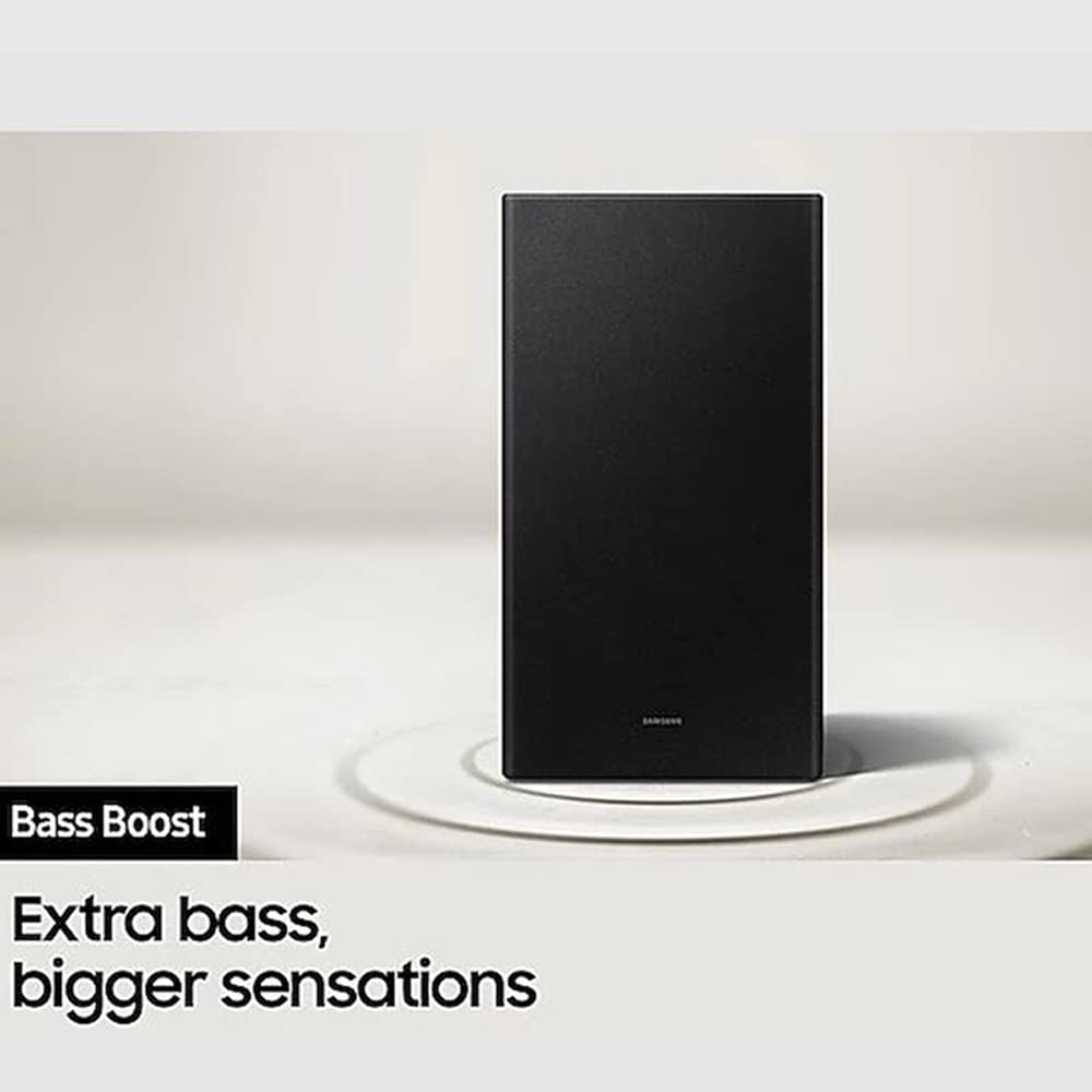 SAMSUNG HW-B550/ZA 2.1 ch Soundbar with Dolby Audio DTS Virtual:X 2022 Bundle with Premium 2 YR CPS Enhanced Protection Pack