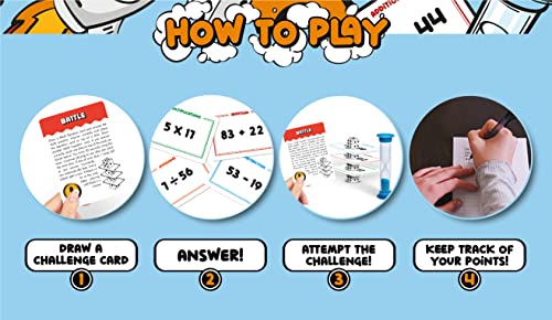 Math Blast! Cool Math Games for Kids 8-12 - Fun Educational Math Game for Home & Classroom - Practice Math The Fun Way with Math Kids, Math Games for Kids, & More