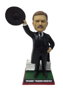 theodore roosevelt white house base president bobblehead numbered to 1,901