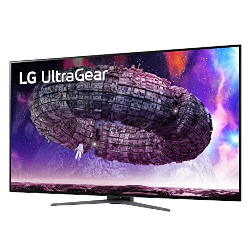 LG 48GQ900-B 48” Ultragear UHD OLED Gaming Monitor with Anti-Glare, 1.5M : 1 Contrast Ratio & DCI-P3 99% (Typ.) with HDR 10, .1ms (GtG) 120Hz Refresh Rate, HDMI 2.1,Black