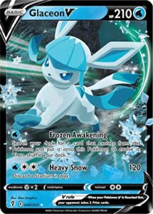 glaceon v - 040/203 - ultra rare - sword & shield - evolving skies