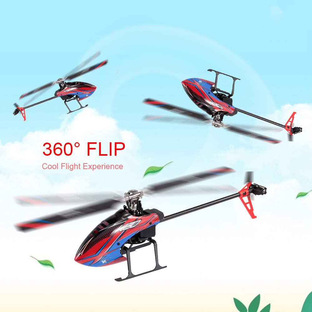 RC Helicopter 2.4G 6CH Brushless Motor RC Airplane 3D-6G Flybarless Compatible with Stunt Helicopter RTF Boy Girl Electric Toy Toy Electric Toy for Flight Enthusiasts