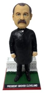 grover cleveland white house base president bobblehead numbered to 1,884