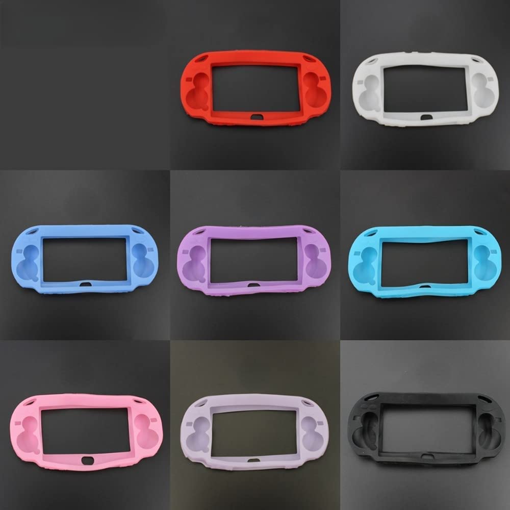 Limentea Silicone Rubber Cover Case Shell Soft Protector Cover Case Skin for PS Vita 1000 PSV 1000 Replacement (Black)