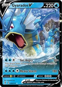 gyarados v - 028/203 - ultra rare - sword & shield - evolving skies