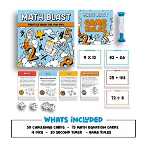 Math Blast! Cool Math Games for Kids 8-12 - Fun Educational Math Game for Home & Classroom - Practice Math The Fun Way with Math Kids, Math Games for Kids, & More