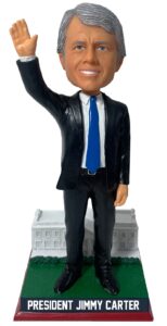 jimmy carter white house base president bobblehead numbered to 1,976