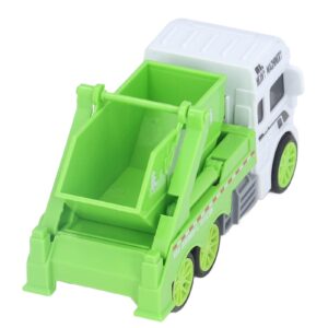 Toy garbage truck real sliding plastic material inertial sanitation vehicle to understand waste classification Sanitation vehicle (dumping vehicle)