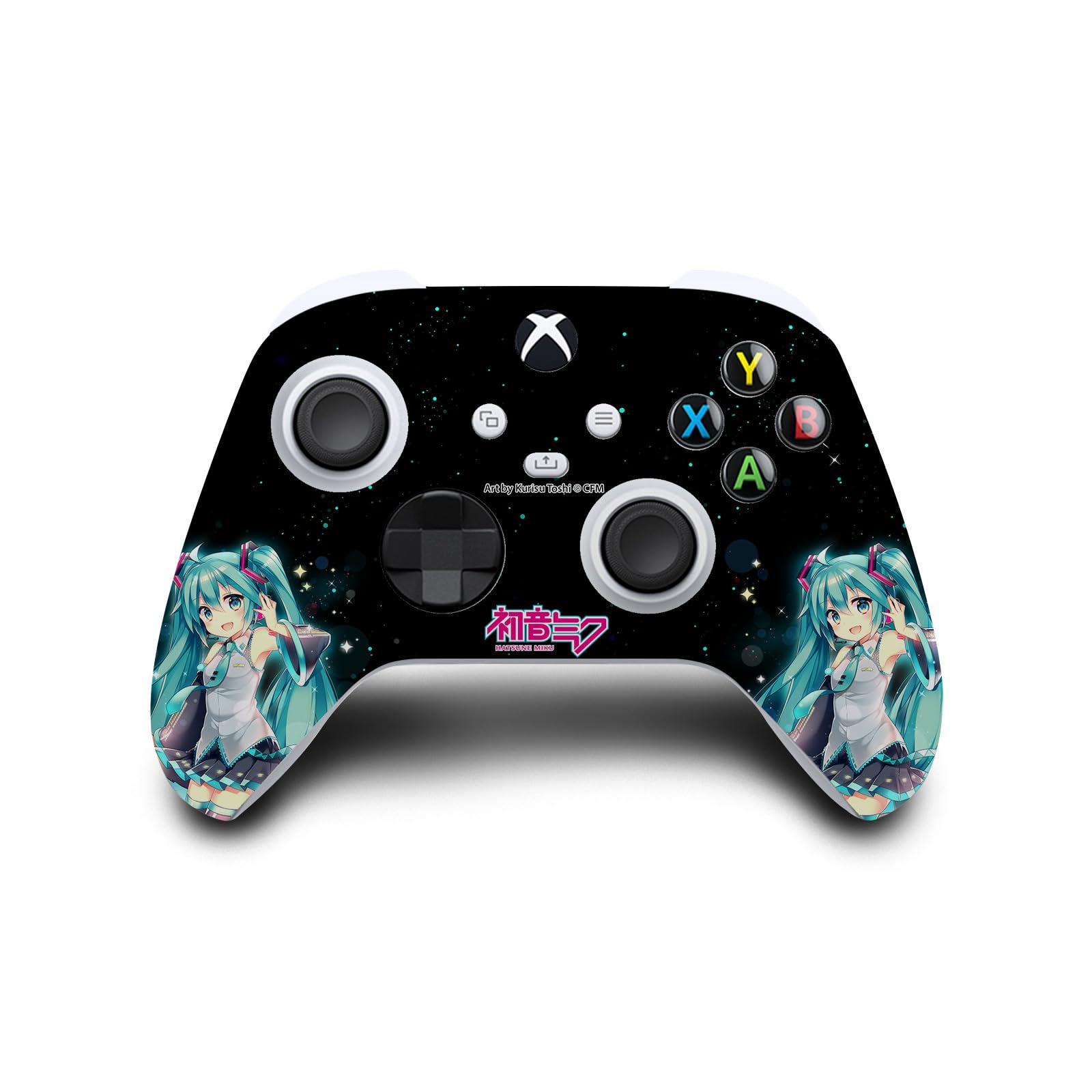 Head Case Designs Officially Licensed Hatsune Miku Night Sky Graphics Vinyl Sticker Gaming Skin Decal Cover Compatible with Xbox Series S Console and Controller Bundle