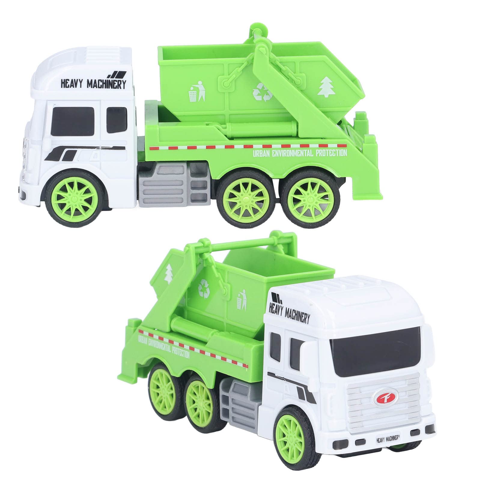 Toy garbage truck real sliding plastic material inertial sanitation vehicle to understand waste classification Sanitation vehicle (dumping vehicle)