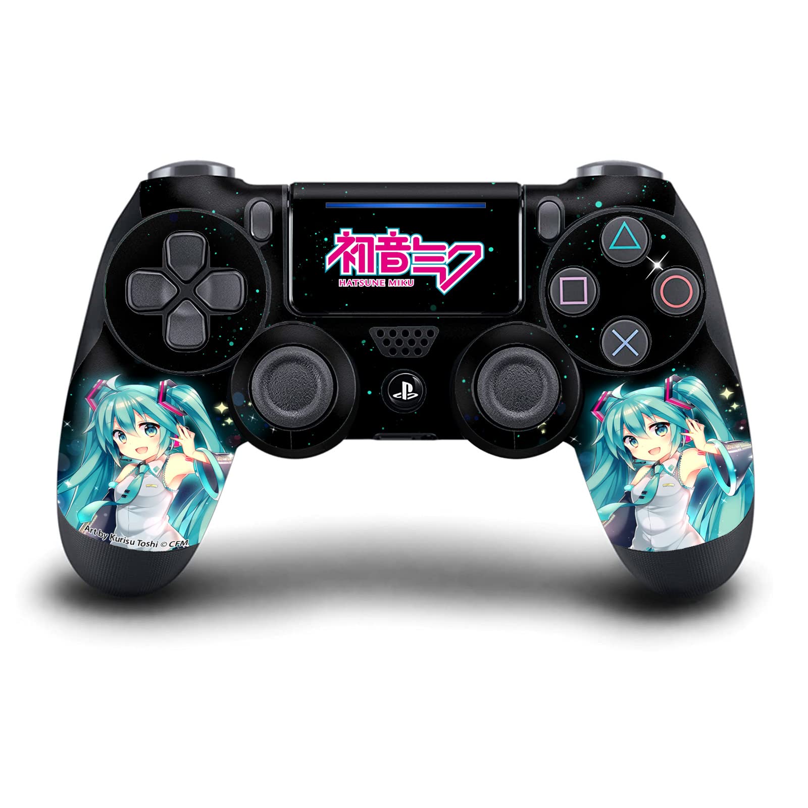 Head Case Designs Officially Licensed Hatsune Miku Night Sky Graphics Vinyl Sticker Gaming Skin Decal Cover Compatible With Sony PlayStation 4 PS4 DualShock 4 Controller