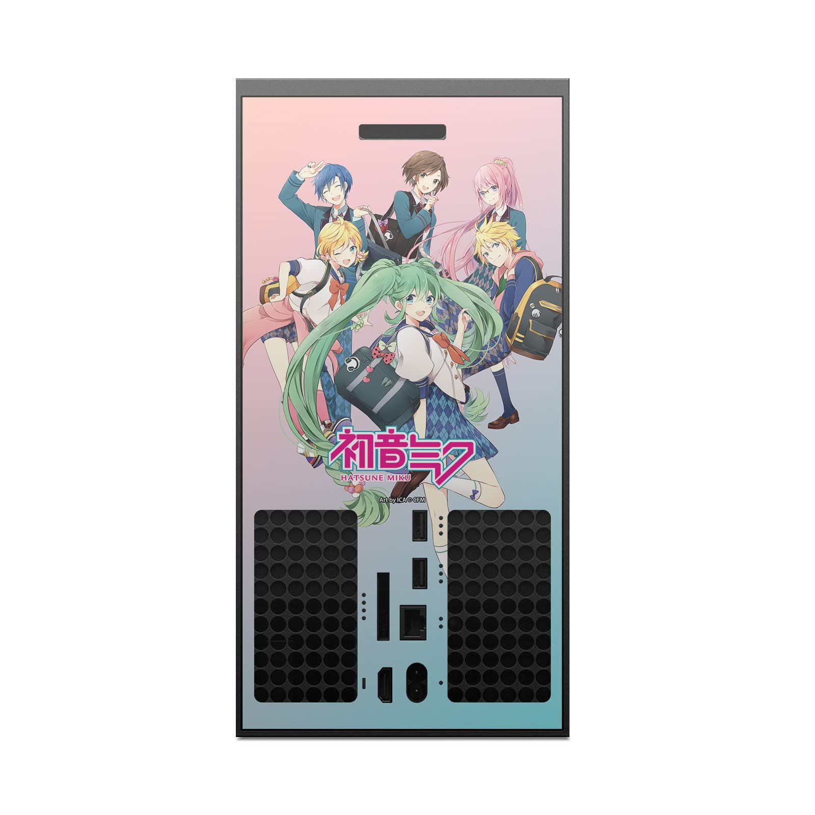 Head Case Designs Officially Licensed Hatsune Miku High School Graphics Matte Vinyl Sticker Gaming Skin Decal Cover Compatible with Xbox Series X Console and Controller Bundle