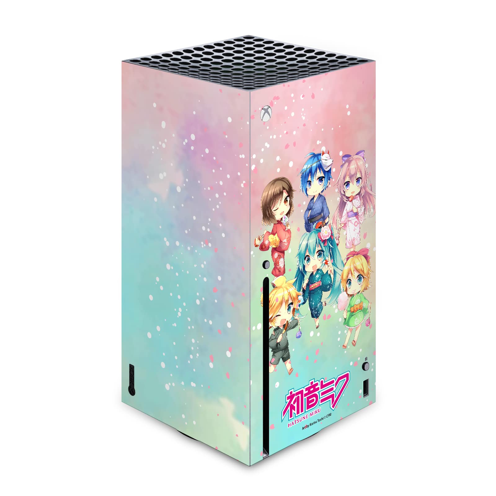 Head Case Designs Officially Licensed Hatsune Miku Characters Graphics Matte Vinyl Sticker Gaming Skin Decal Cover Compatible With Xbox Series X Console