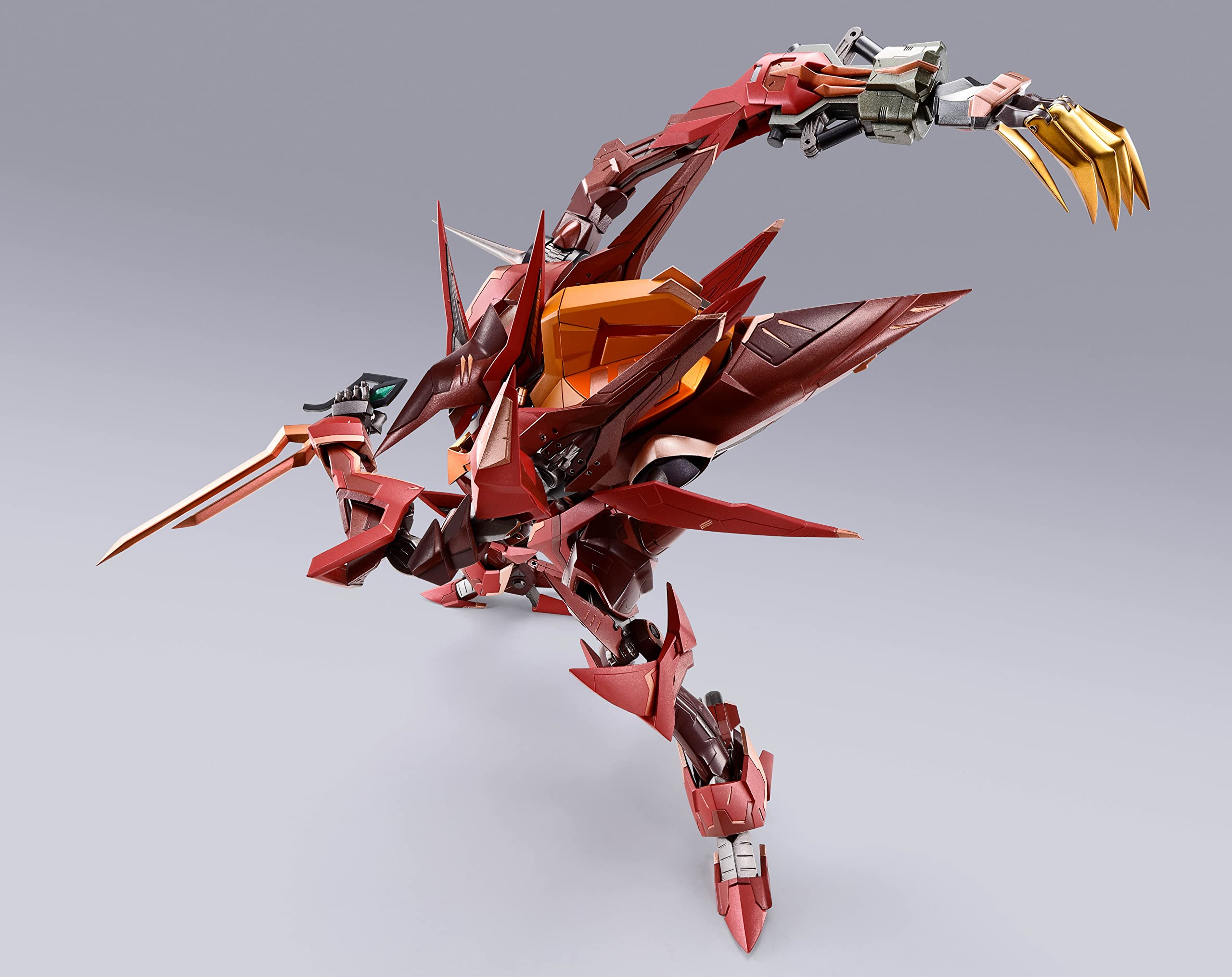 TAMASHII NATIONS - Code Geass: Lelouch of The Rebellion - R2 Seiten - Guren Type-08 Elements, Bandai Spirits Metal Build Dragon Scale Collectible