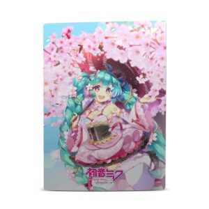 Head Case Designs Officially Licensed Hatsune Miku Sakura Graphics Vinyl Faceplate Sticker Gaming Skin Decal Cover Compatible With Sony PlayStation 5 PS5 Digital Edition Console