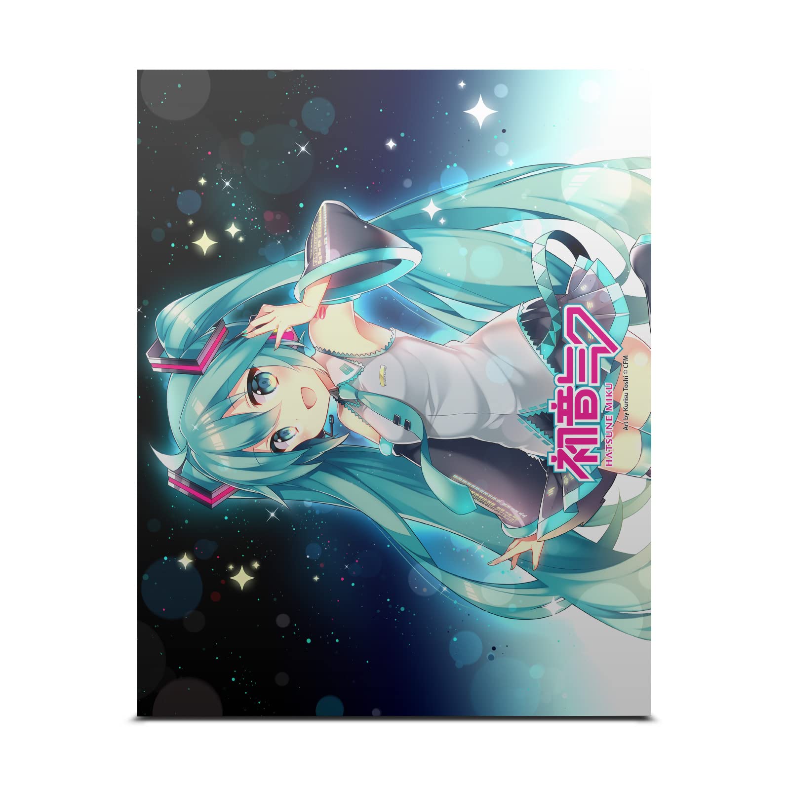 Head Case Designs Officially Licensed Hatsune Miku Night Sky Graphics Vinyl Sticker Gaming Skin Decal Cover Compatible With Xbox One X Console