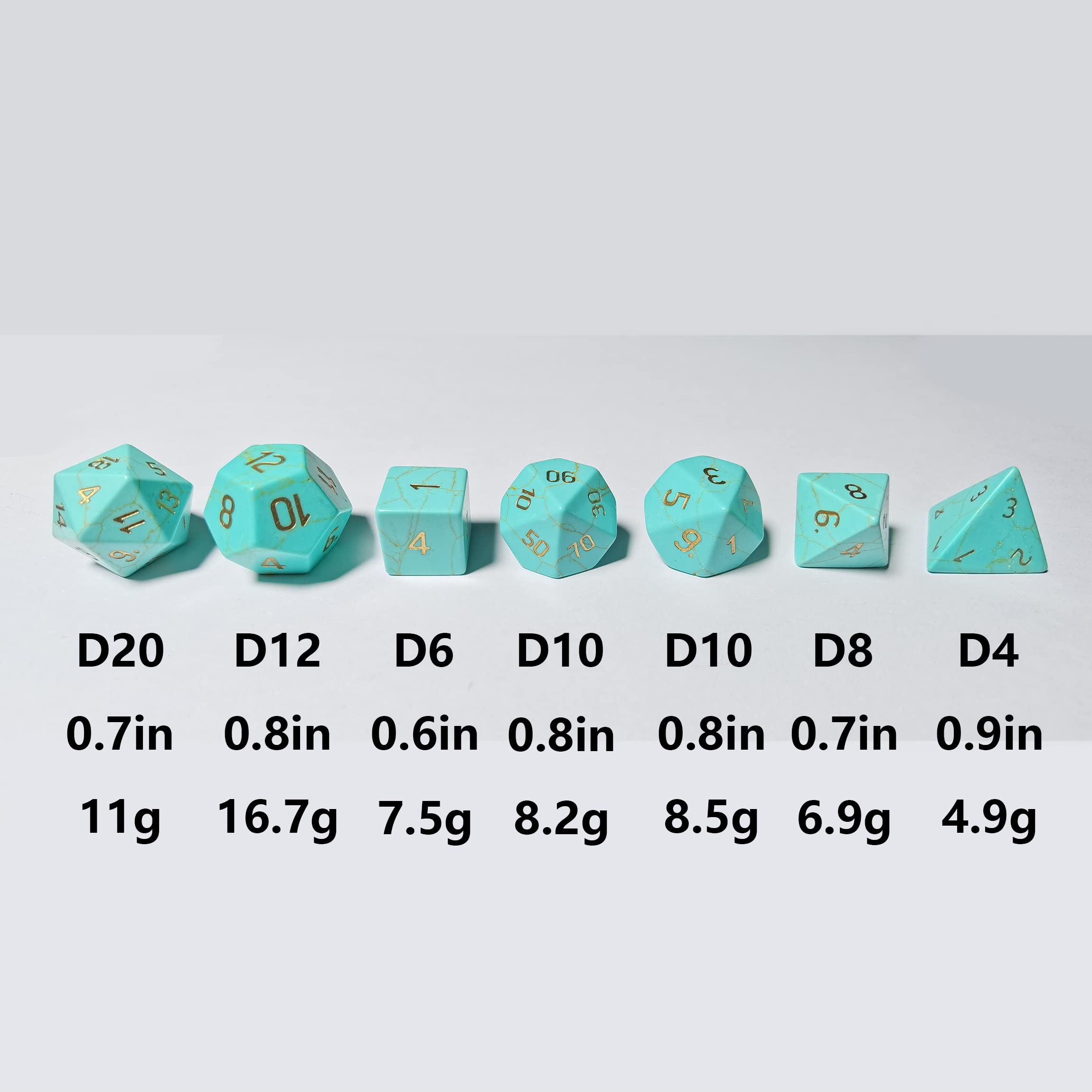 DND Dice,Dungeons and Dragons Dice (River)