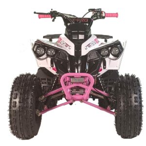 X-PRO 125cc ATV 4 Wheels Quad 125 ATV Quads, Big 19"/18"Tires! (Pink, Factory Package)