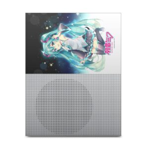 Head Case Designs Officially Licensed Hatsune Miku Night Sky Graphics Matte Vinyl Sticker Gaming Skin Decal Cover Compatible With Xbox One S Console and Controller Bundle