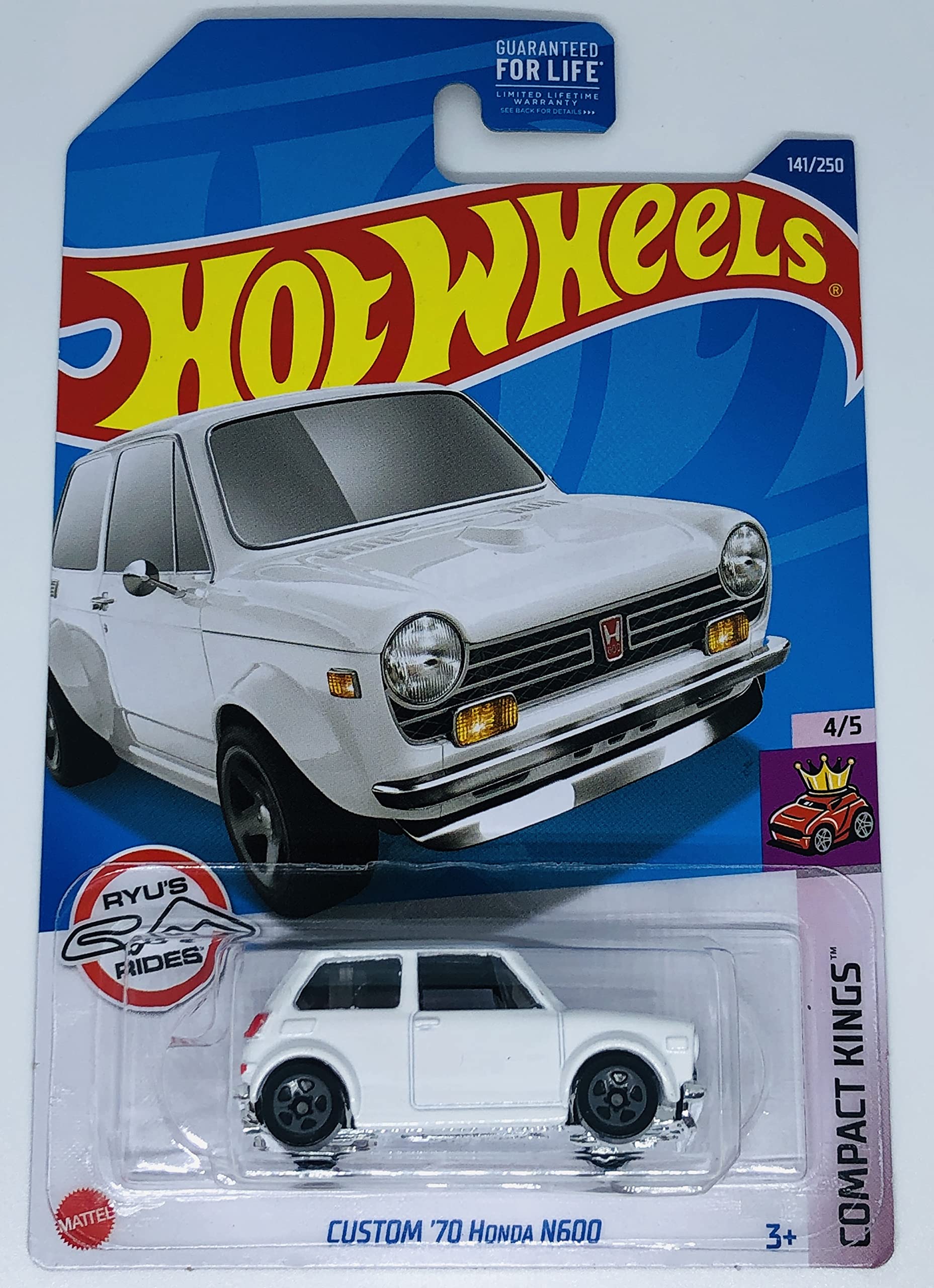 Hot Wheels 2022 - Custom '70 Honda N600 - Compact Kings [White] 141/250