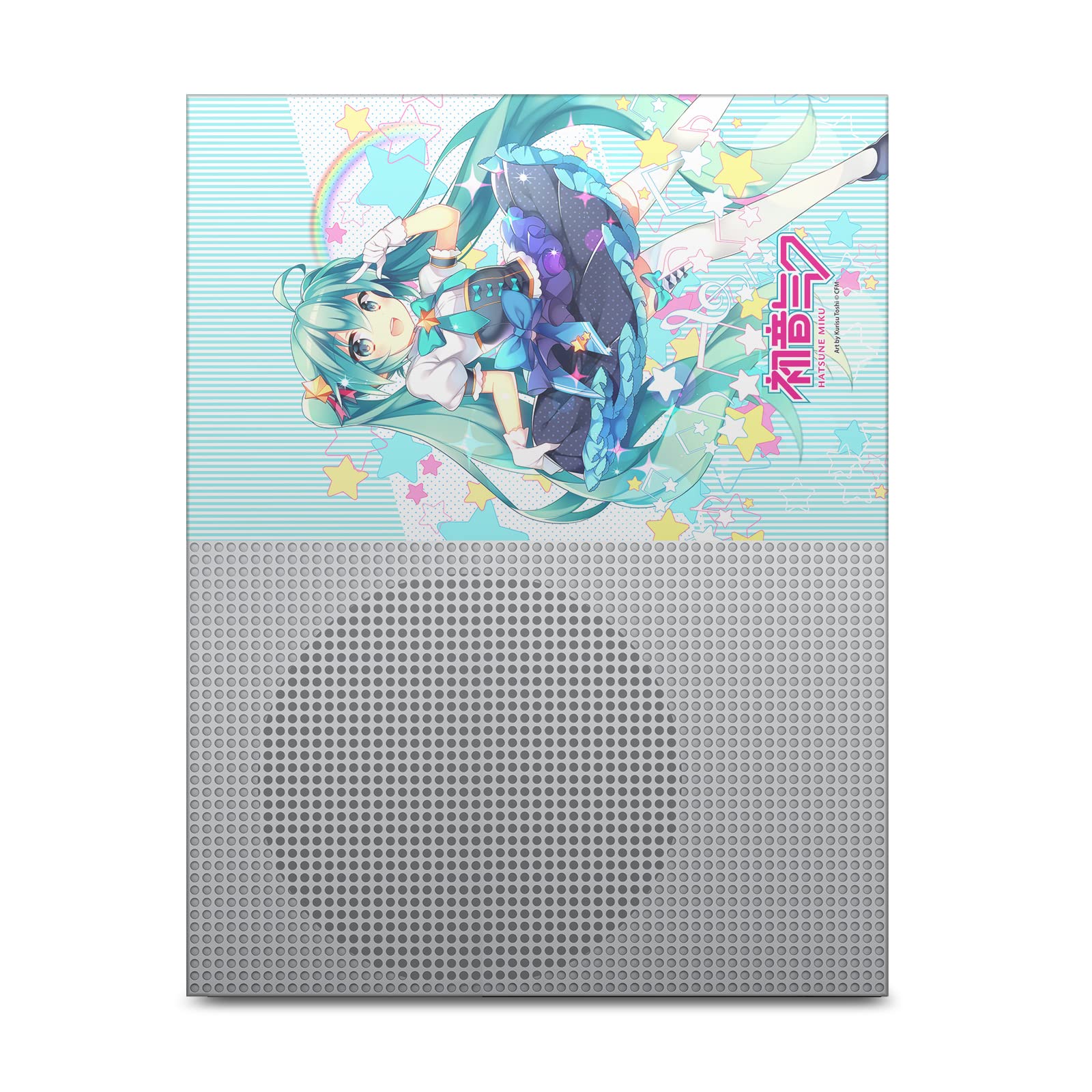 Head Case Designs Officially Licensed Hatsune Miku Stars and Rainbow Graphics Matte Vinyl Sticker Gaming Skin Decal Cover Compatible with Xbox One S Console