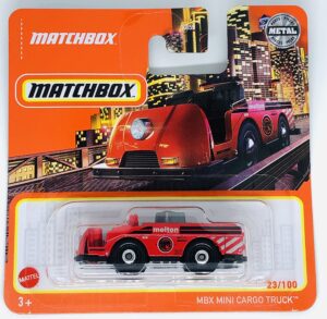 matchbox 2022 - mbx mini cargo truck [red] 23/100 (short card)