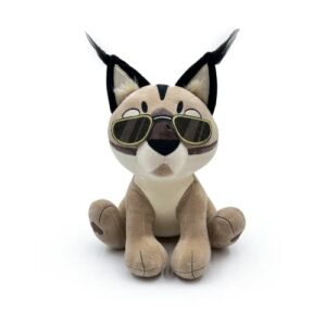 Youtooz Meme Big Floppa Plushie 9", Soft 100% PP-Cotton, Raise Your Floppa Meme Plushies, Based on Caracal Cat Species & Big Floppa Meme