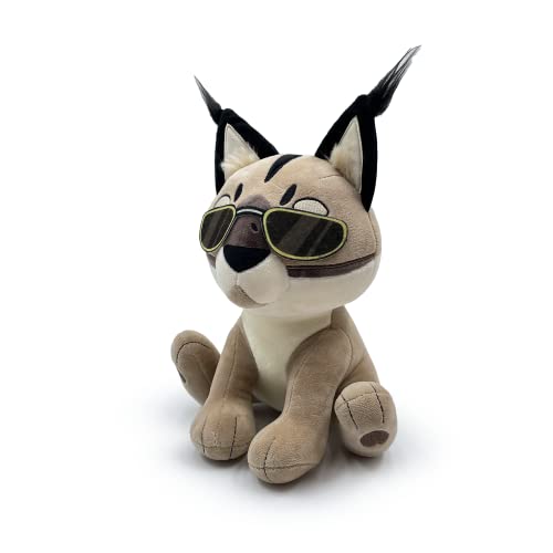 Youtooz Meme Big Floppa Plushie 9", Soft 100% PP-Cotton, Raise Your Floppa Meme Plushies, Based on Caracal Cat Species & Big Floppa Meme