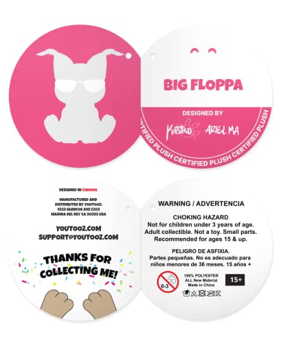 Youtooz Meme Big Floppa Plushie 9", Soft 100% PP-Cotton, Raise Your Floppa Meme Plushies, Based on Caracal Cat Species & Big Floppa Meme