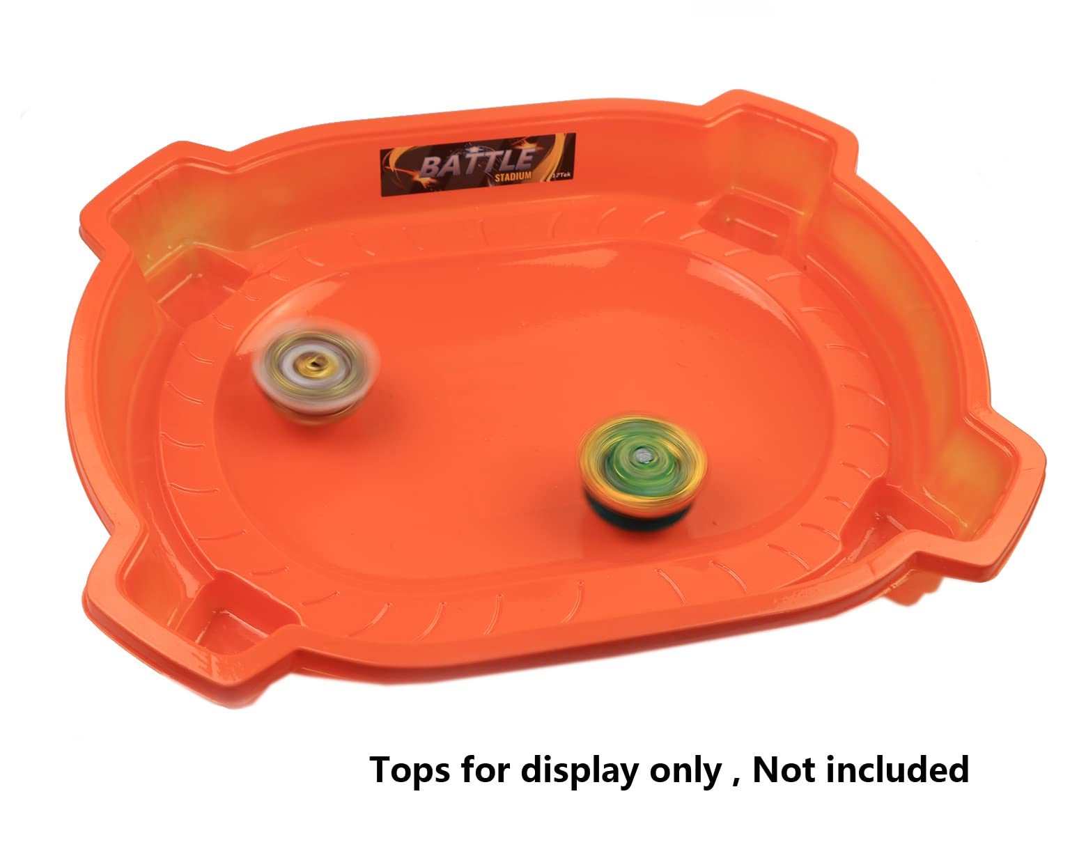 Aimoly Stadium Battle Arena for Beyblade Burst Battling Tops Game (Yellow)