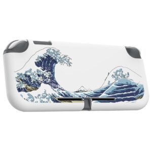 PlayVital The Great Wave Custom Protective Case for Nintendo Switch Lite, Soft TPU Slim Case Cover for Nintendo Switch Lite