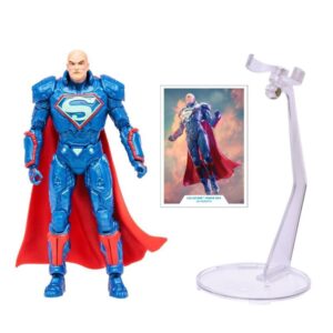 DC Multiverse Comics 7 Inch Action Figure Exclusive - Lex Luthor Power Suit Blue Gold Label (TM15196)