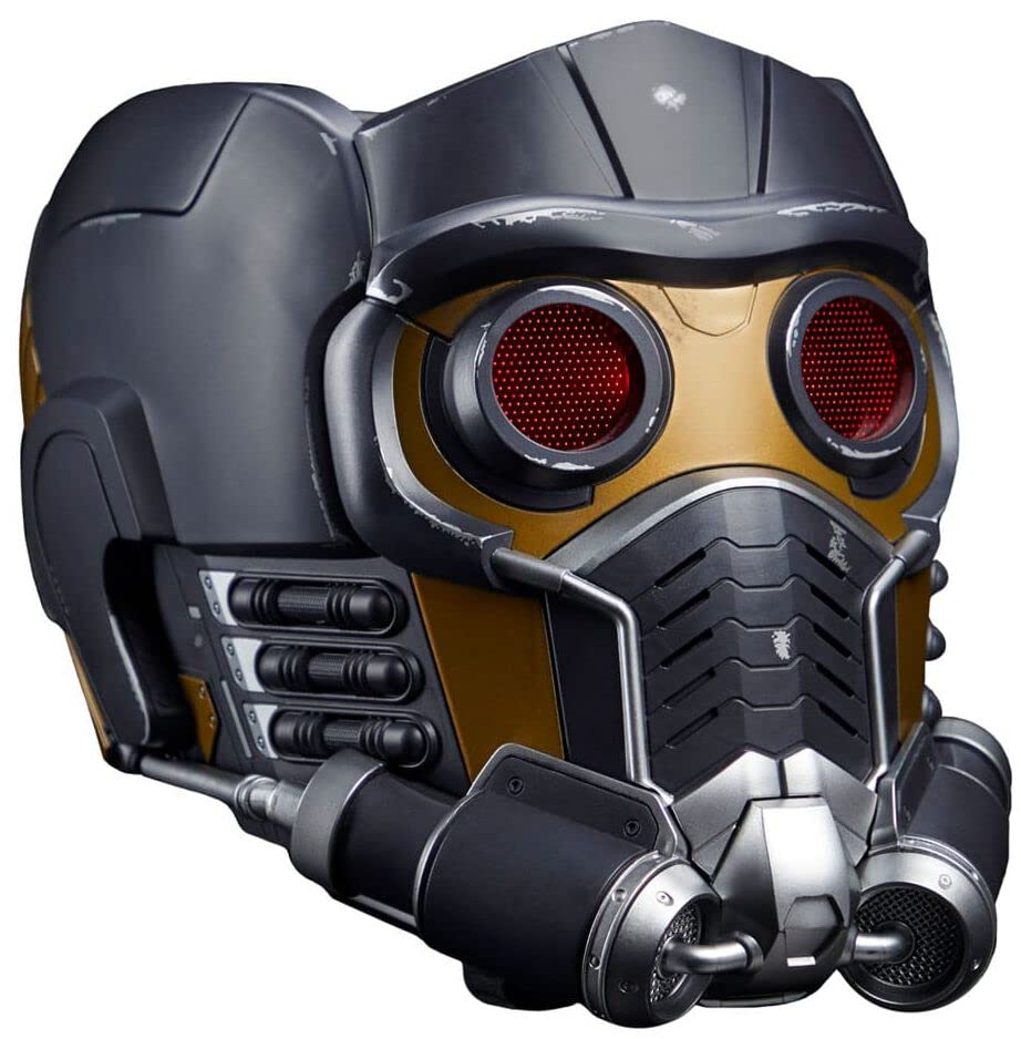 Marvel Legends Series Star-Lord Premium Electronic Roleplay Helmet with Light and Sound FX, Perfect for Adult Halloween Costume, Guardians of The Galaxy Adult Roleplay Gear