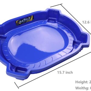 Aimoly Stadium Battle Arena for Beyblade Burst Battling Tops Game (Blue2)