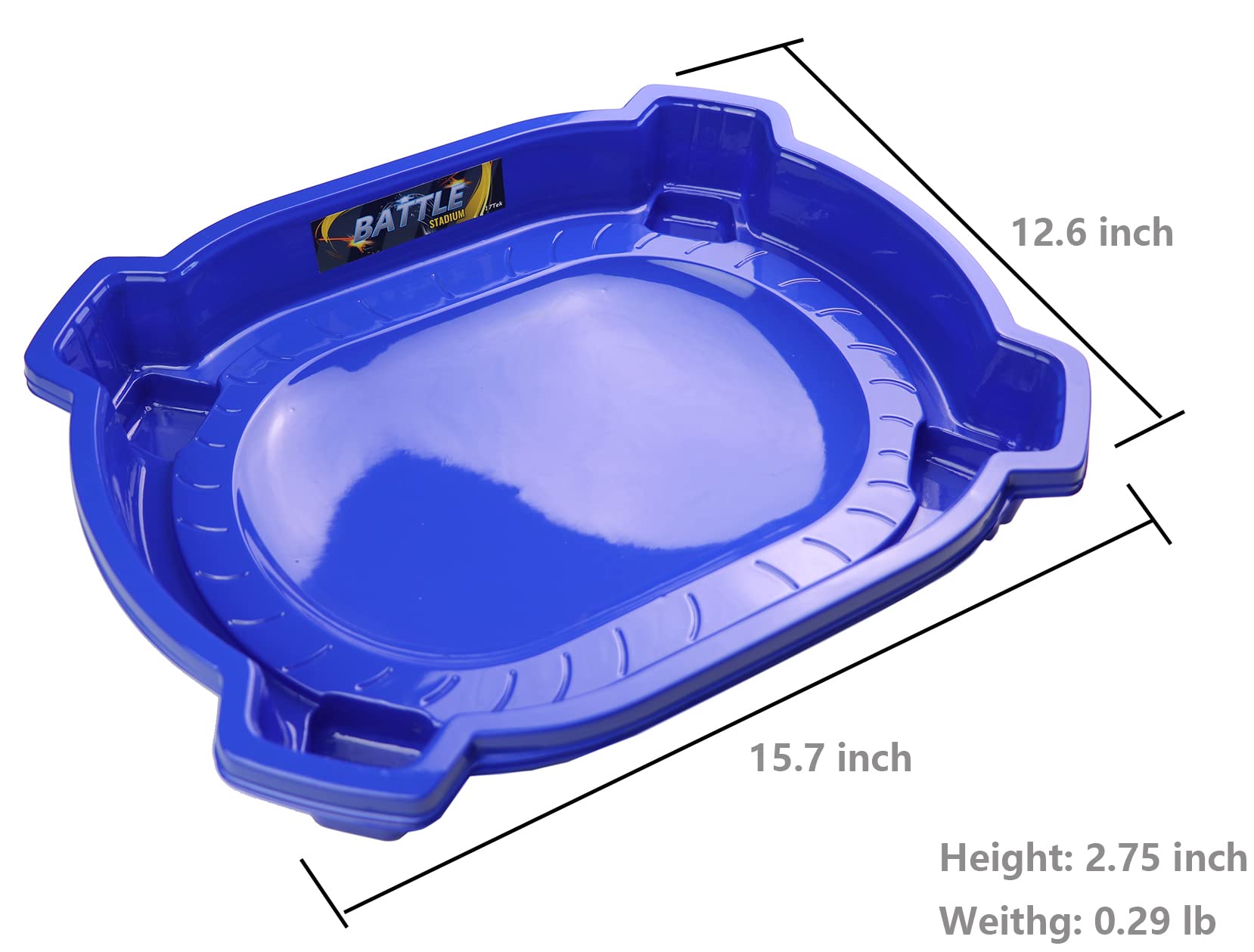 Aimoly Stadium Battle Arena for Beyblade Burst Battling Tops Game (Blue2)