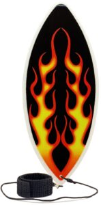 shaka minis finger skimboard | finger surfboard - skim and surf the wind, waves and almost anywhere (scorched)