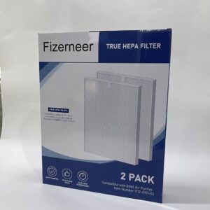 Fizerneer D360 Ture HEPA Replacement Filter Compatible with Winix D360 Air Purifier, Item Number 1712-0101-02, 2 Ture HEPA Filter Only