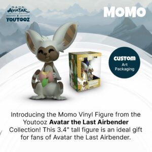 Momo Vinyl Figure, 3.4" Momo from Avatar The Last Airbender, High Detailed Collectible Figure - Youtooz Avatar The Last Airbender Collection