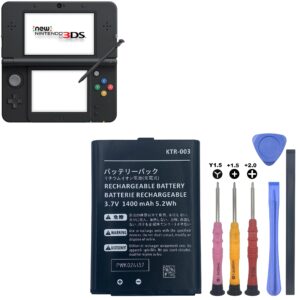 CENIFENX New 3DS Battery, KTR-003 3.7V 1400mAh Replacement for Nintendo New 3DS Game Player Battery, with Repair Tool Kit (Not for Nintendo 3DS, 3DS XL, New 3DS XL)