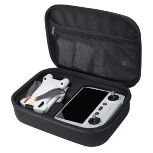 Anbee Mini 3 Pro Carrying Case, Hard Shell Rainproof Storage Bag Travel Box Compatible with DJI Mini 3 Pro Drone