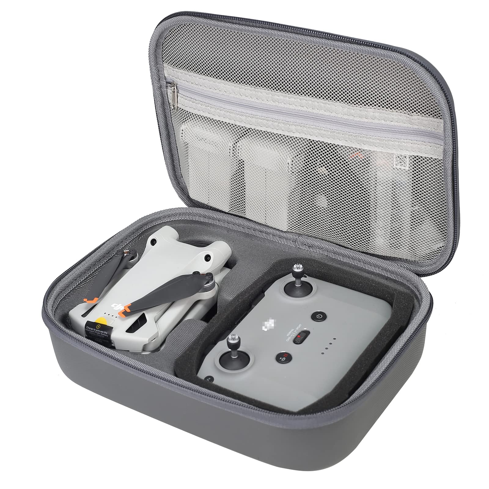 Anbee Mini 3 Pro Carrying Case, Hard Shell PU Leather Rainproof Storage Bag Travel Box Compatible with DJI Mini 3 Pro RC Quadcopter