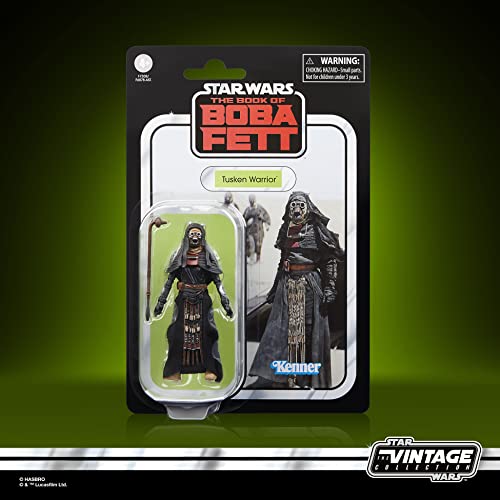 STAR WARS The Vintage Collection Tusken Warrior, The Book of Boba Fett 3.75-Inch Collectible Action Figure, Ages 4 and Up