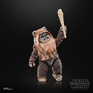 STAR WARS The Black Series Wicket, Return of The Jedi 40th Anniversary 6-Inch Collectible Action Figures, Ages 4 and Up