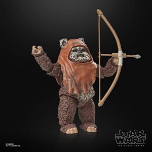 STAR WARS The Black Series Wicket, Return of The Jedi 40th Anniversary 6-Inch Collectible Action Figures, Ages 4 and Up