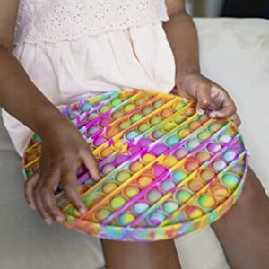 Chuckle & Roar: Pop It! XL Rainbow - Tactile Engagement Toy - Great for Toddlers - Safe and Durable