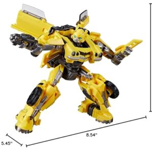 Transformers Studio Series Deluxe Class 100 Bumblebee Toy, Rise of The Beasts, 4.5-inch, Action Figure for Boys and Girls Ages 8 and Up