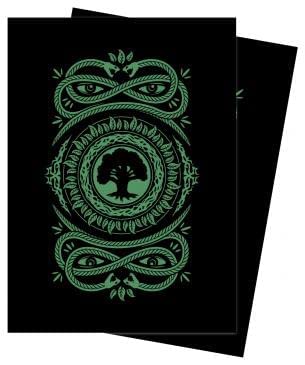 Ultra Pro Printed Art Magic The Gathering Card Game 100ct Printed Art Card Sleeves - MTG Mana 7 Green Forest